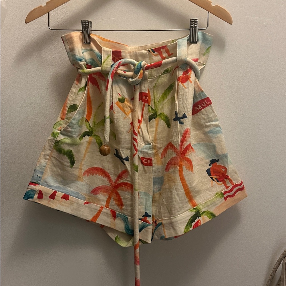 FARM RIO Linen Shorts